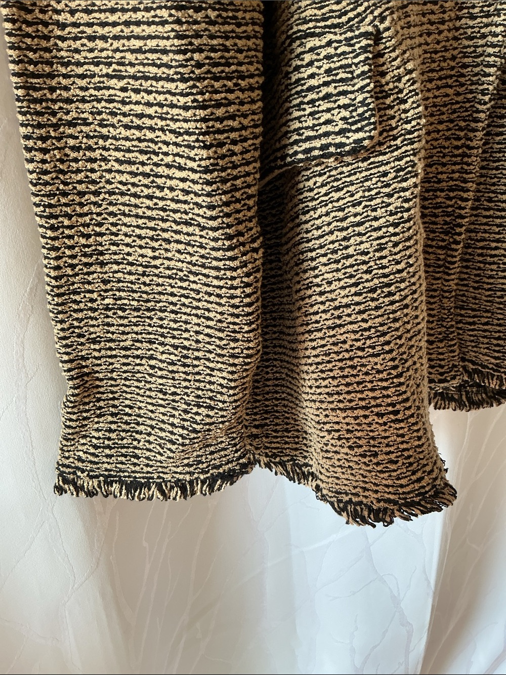 Chico's Fall Brown Textured Double-Breasted Knit Blazer. NWT - Picture 3 of 6